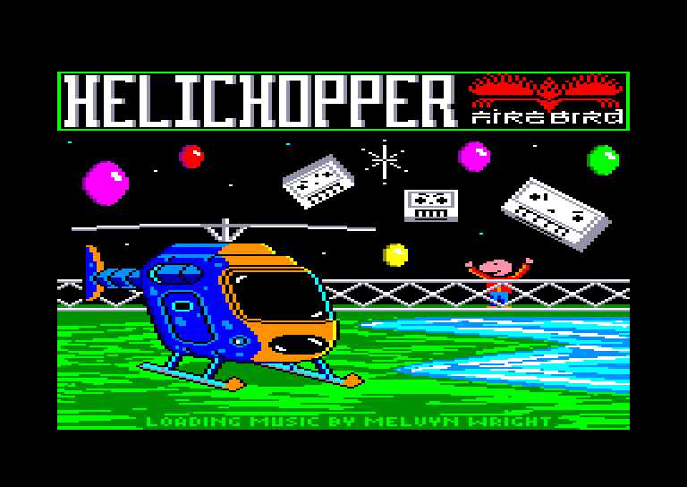 screenshot du jeu Amstrad CPC Helichopper