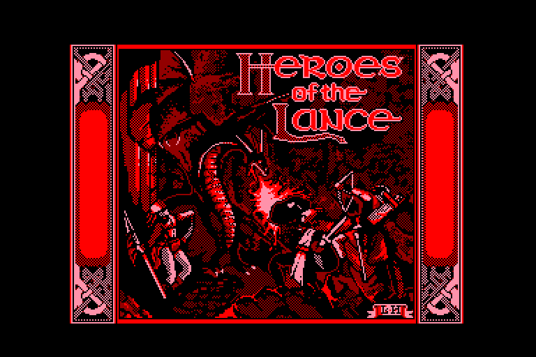 screenshot du jeu Amstrad CPC Heroes of the Lance