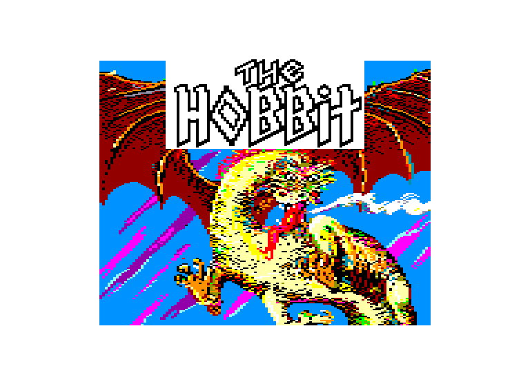 screenshot du jeu Amstrad CPC Hobbit (the)