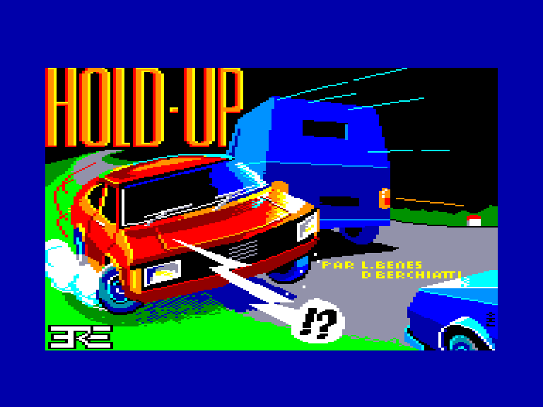 screenshot of the Amstrad CPC game Hold-Up