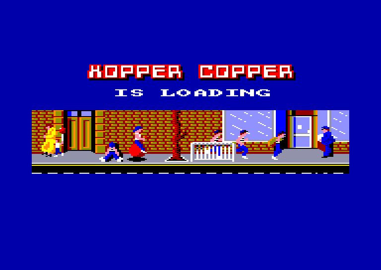 screenshot du jeu Amstrad CPC Hopper copper