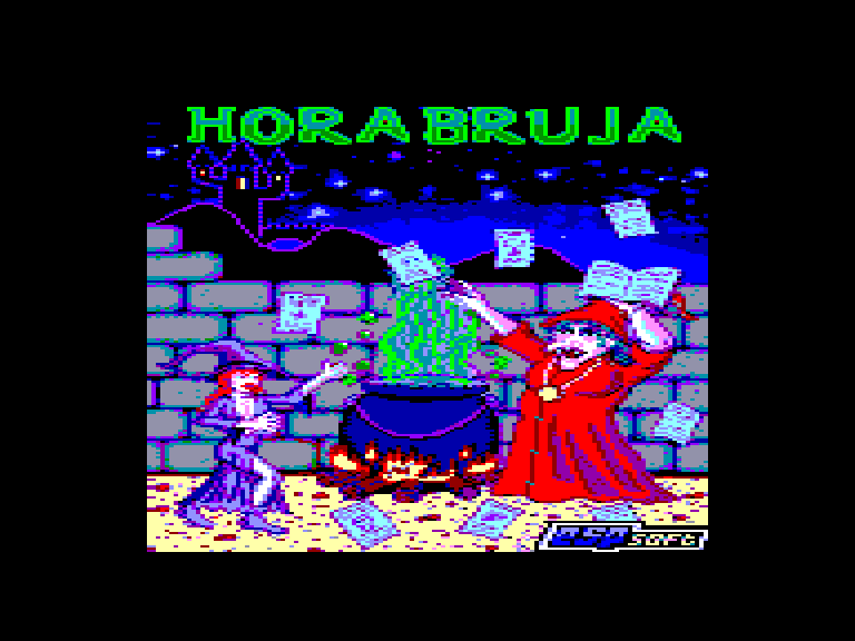 screenshot du jeu Amstrad CPC Hora Bruja