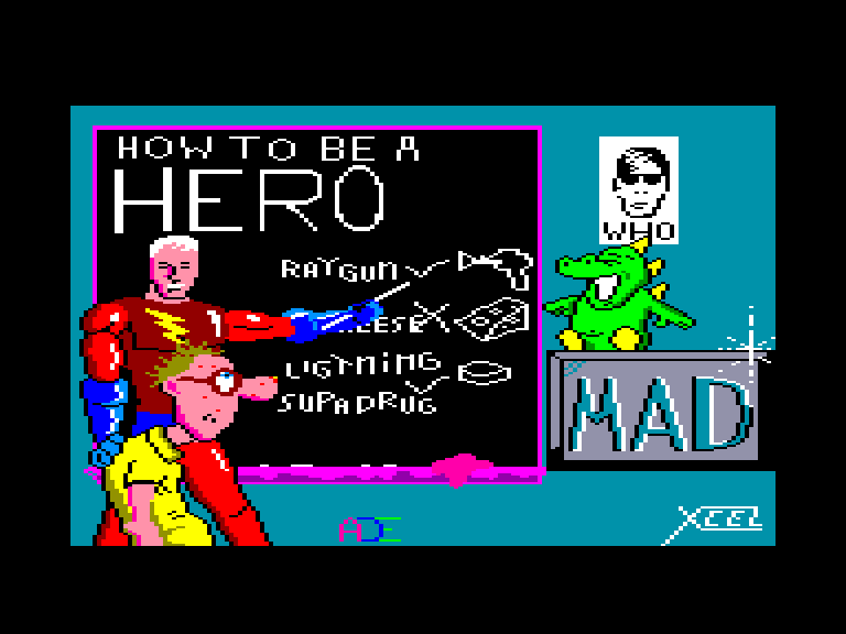 screenshot du jeu Amstrad CPC How to be a hero
