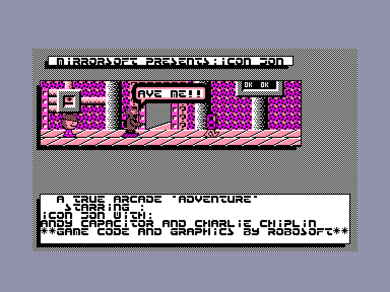 screenshot du jeu Amstrad CPC Icon jon