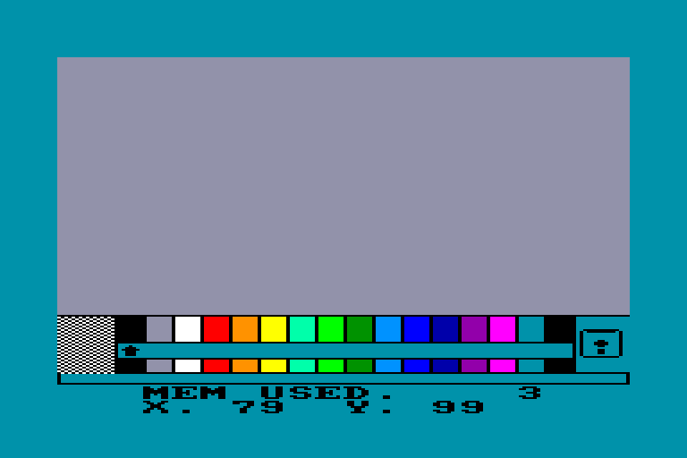 screenshot of the Amstrad CPC game Image System