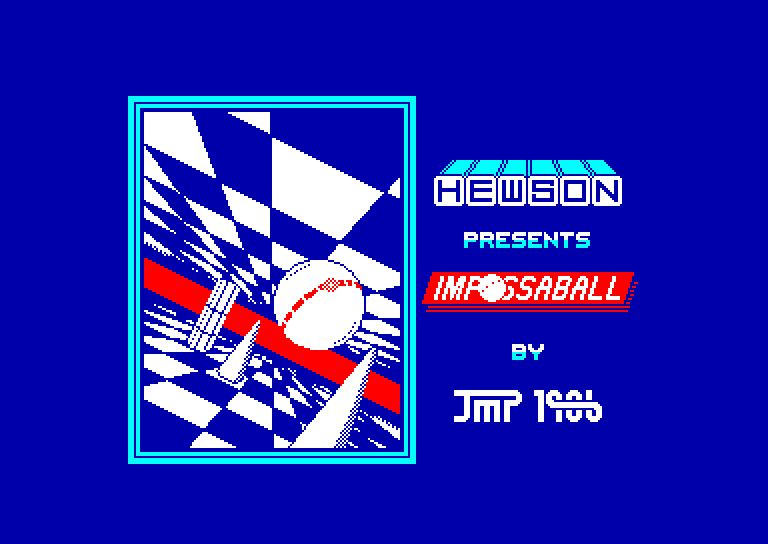 screenshot of the Amstrad CPC game Impossaball