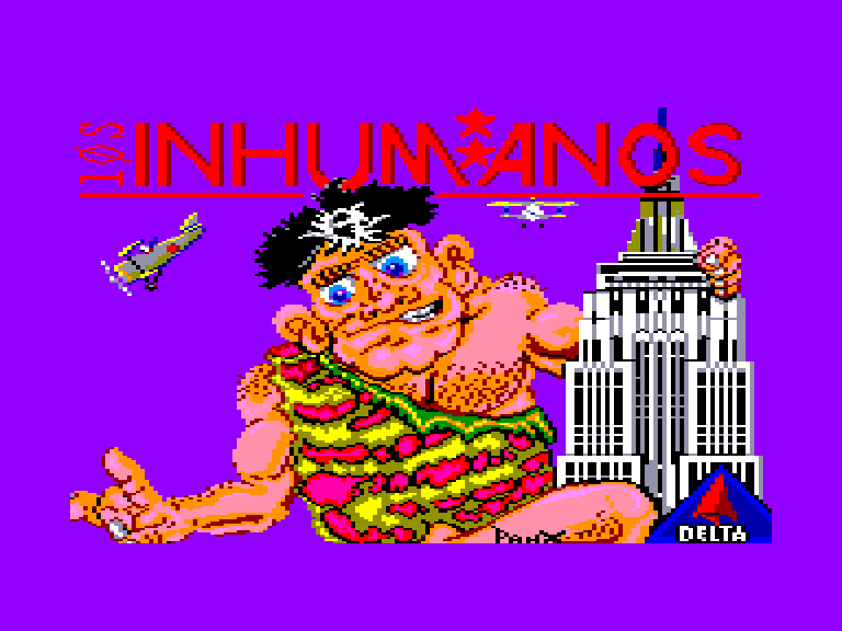 screenshot of the Amstrad CPC game Inhumanos (los)
