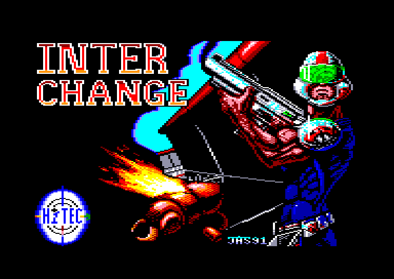 screenshot du jeu Amstrad CPC Insector Hecti in the Interchange