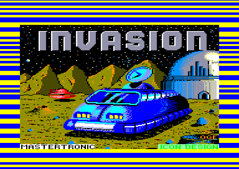 screenshot du jeu Amstrad CPC Invasion