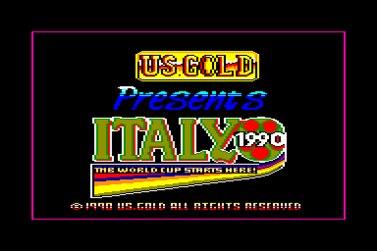 screenshot of the Amstrad CPC game Italy 1990