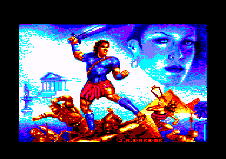 screenshot of the Amstrad CPC game Jabato (el)