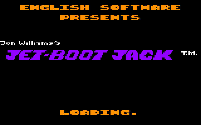 screenshot of the Amstrad CPC game Jet-Boot Jack