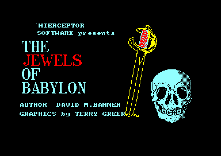 screenshot of the Amstrad CPC game Jewels of Babylon (the)