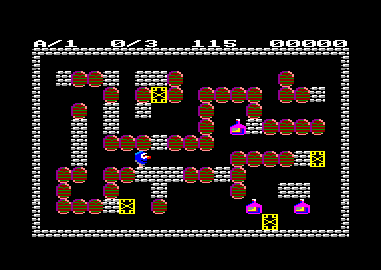 screenshot of the Amstrad CPC game Job lakbaz