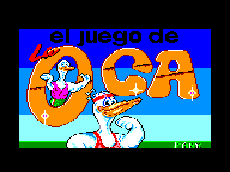 screenshot du jeu Amstrad CPC Juego de la oca (el)