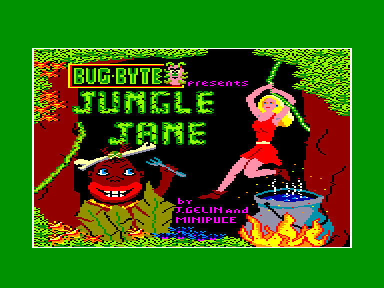 screenshot du jeu Amstrad CPC Jungle Jane