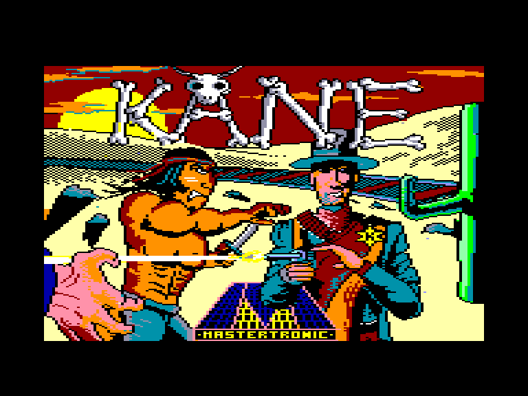 screenshot of the Amstrad CPC game Kane