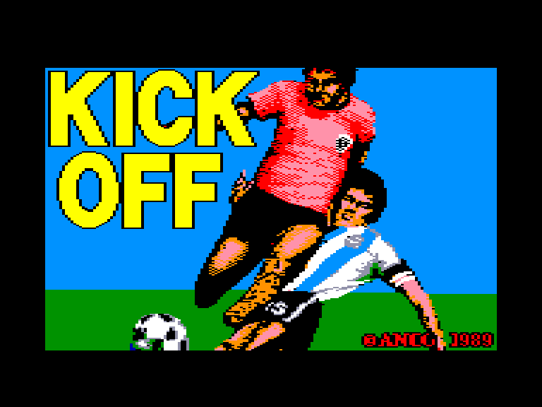 screenshot du jeu Amstrad CPC Kick Off