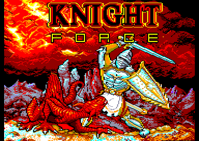 screenshot du jeu Amstrad CPC Knight Force