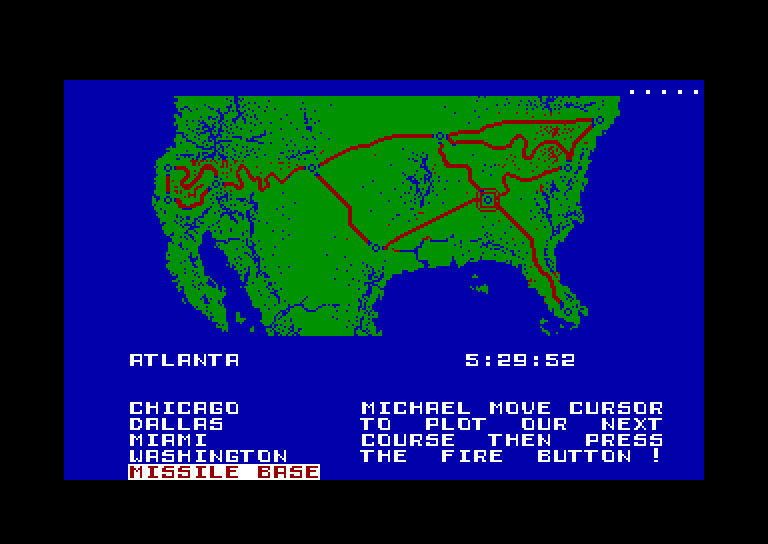 screenshot du jeu Amstrad CPC Knight Rider