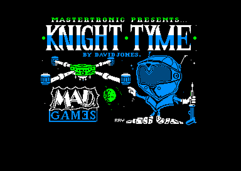 screenshot of the Amstrad CPC game Knight Tyme