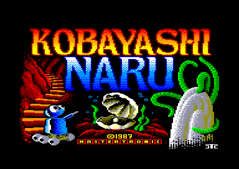 screenshot of the Amstrad CPC game Kobyashi Naru