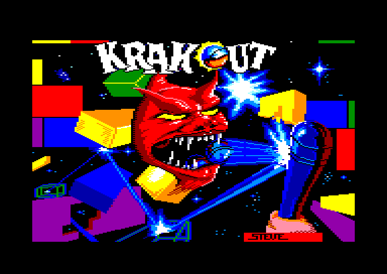 screenshot du jeu Amstrad CPC Krakout