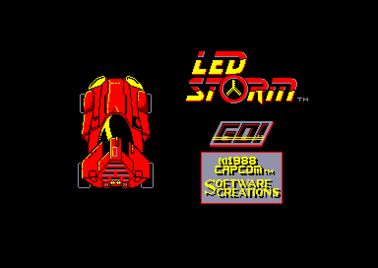 screenshot du jeu Amstrad CPC L.E.D. Storm