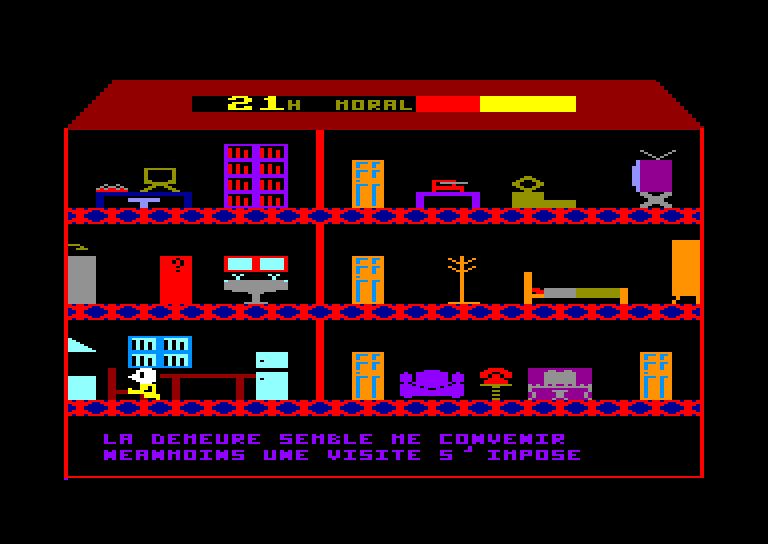 screenshot of the Amstrad CPC game L.M.C. in your CPC