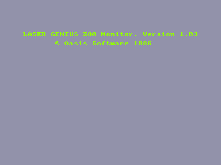screenshot du jeu Amstrad CPC Laser Genius