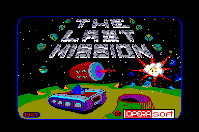 screenshot du jeu Amstrad CPC Last mission (the)