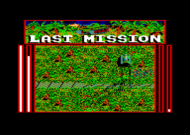 screenshot of the Amstrad CPC game Last mission (the)