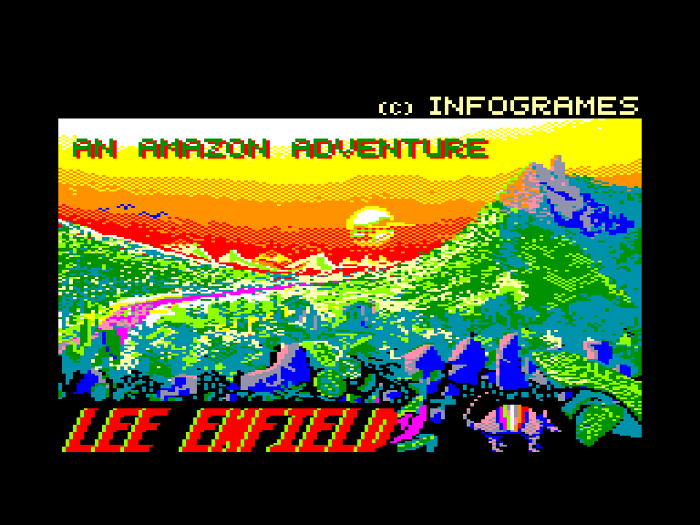 screenshot du jeu Amstrad CPC Lee Enfield - An Amazon Adventure