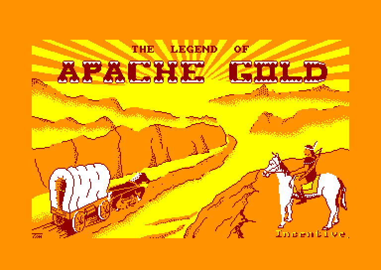 screenshot du jeu Amstrad CPC Legend of apache gold (the)