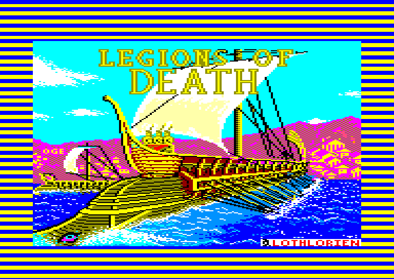 screenshot of the Amstrad CPC game Legions of death