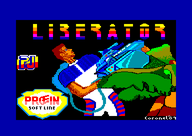 screenshot du jeu Amstrad CPC Liberator