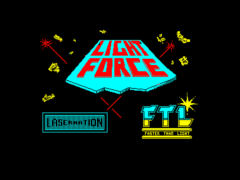 screenshot du jeu Amstrad CPC Light Force