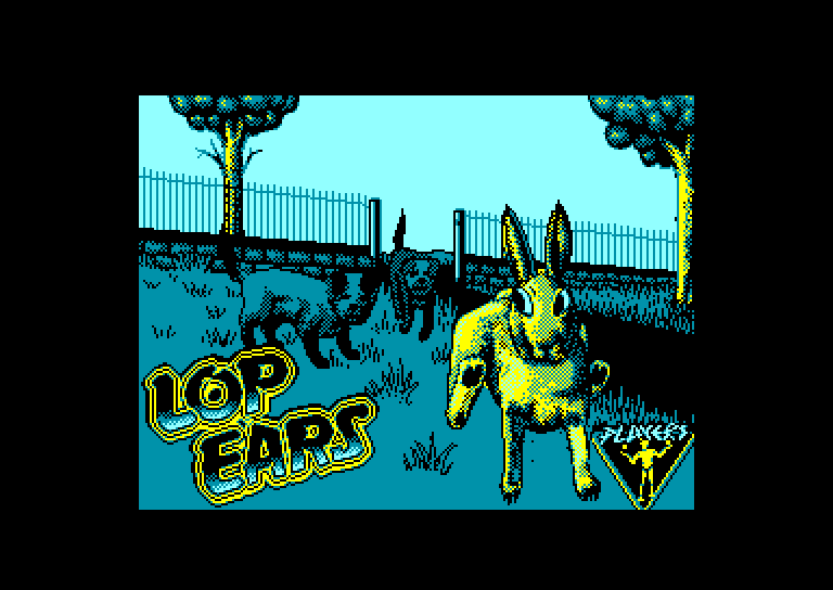 screenshot of the Amstrad CPC game Lop Ears