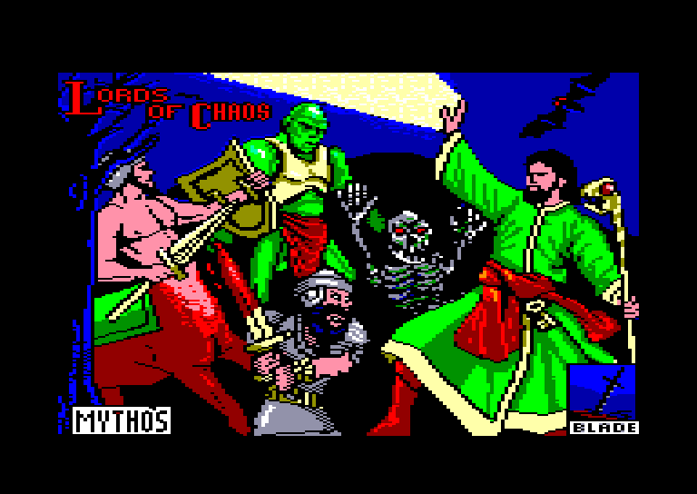 screenshot du jeu Amstrad CPC Lords of Chaos - Expansion Kit One