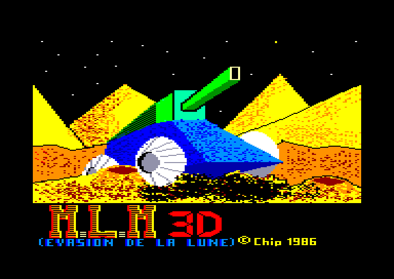 screenshot du jeu Amstrad CPC MLM 3D
