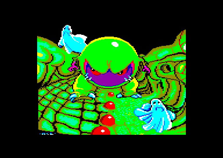 screenshot of the Amstrad CPC game Mad Mix Game
