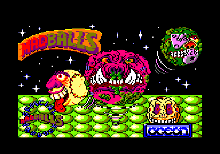 screenshot du jeu Amstrad CPC Madballs
