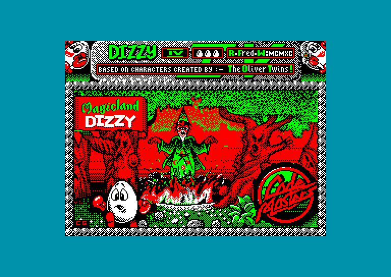 screenshot du jeu Amstrad CPC Magicland Dizzy
