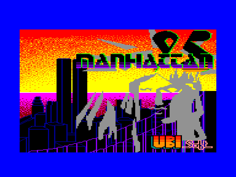 screenshot of the Amstrad CPC game Manhattan 95