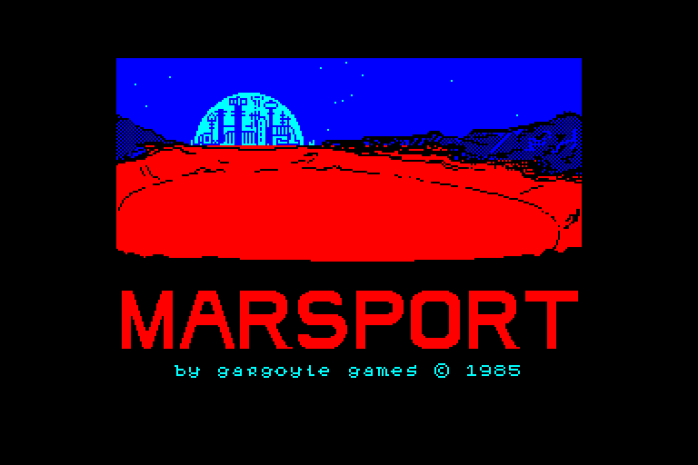 screenshot du jeu Amstrad CPC Marsport
