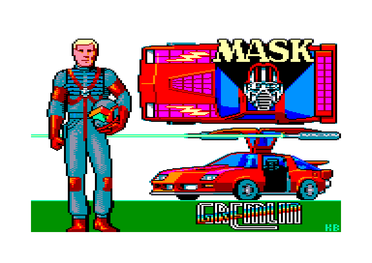 screenshot du jeu Amstrad CPC Mask