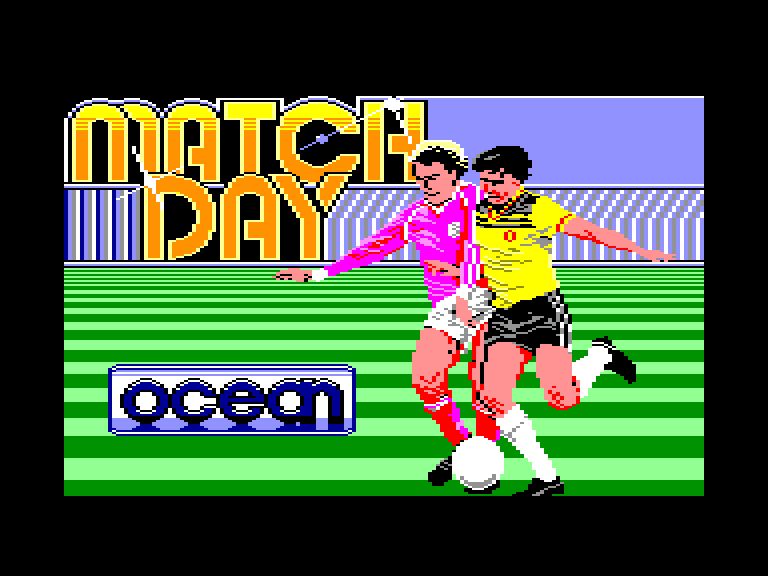 screenshot of the Amstrad CPC game Match day