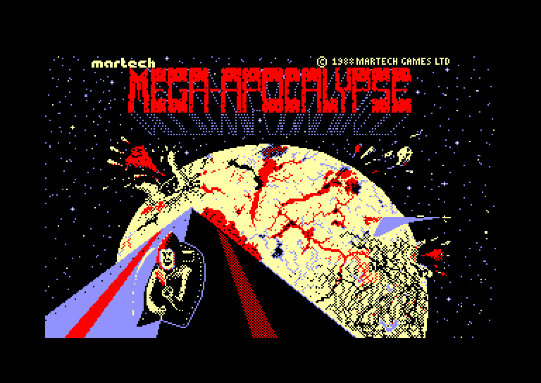 screenshot du jeu Amstrad CPC Mega Apocalypse