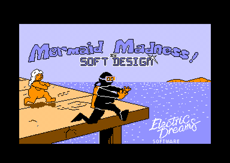 screenshot of the Amstrad CPC game Mermaid Madness