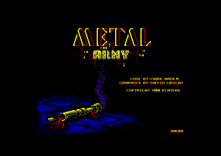 screenshot du jeu Amstrad CPC Metal army